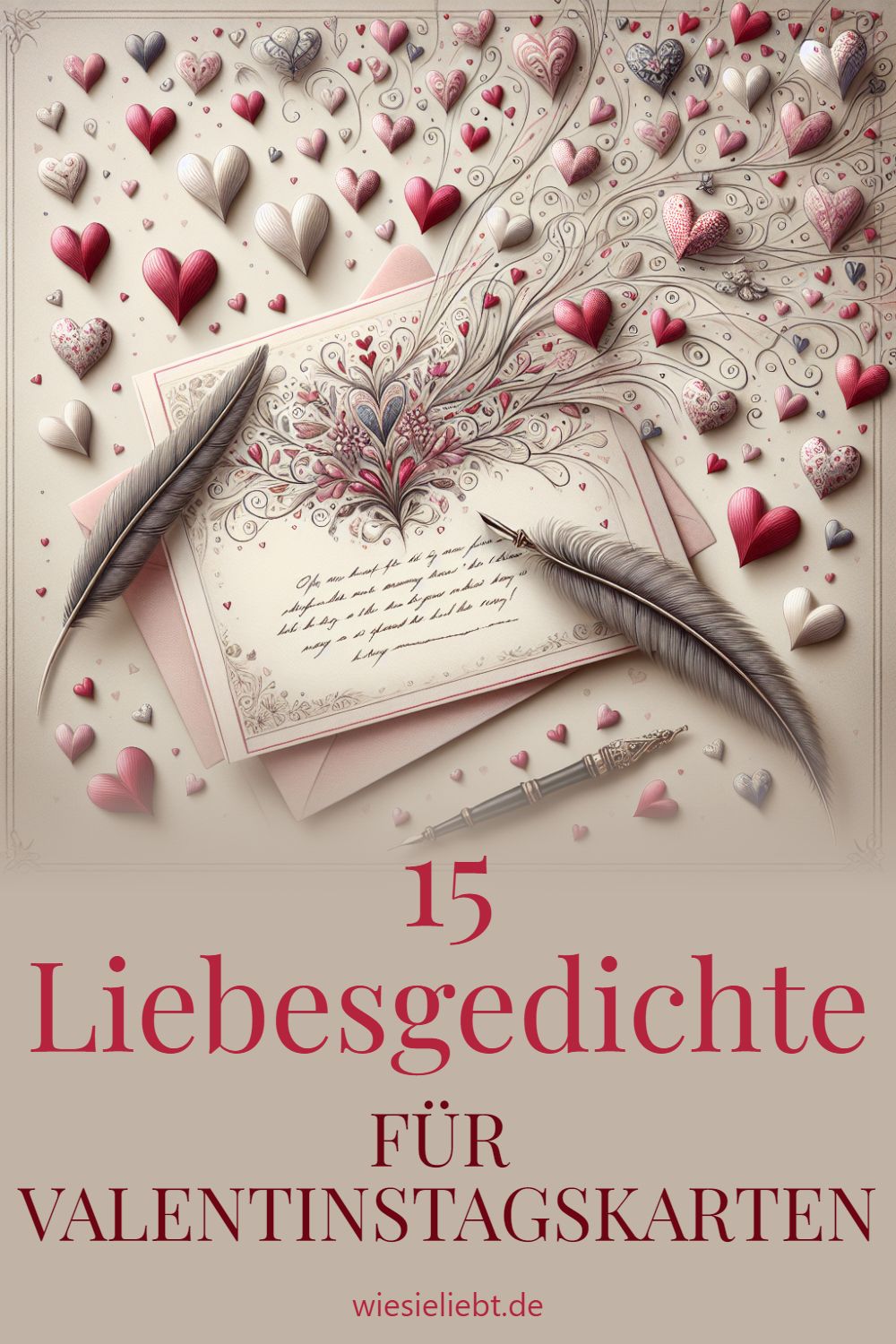 15 Liebesgedichte FÜR VALENTINSTAGSKARTEN