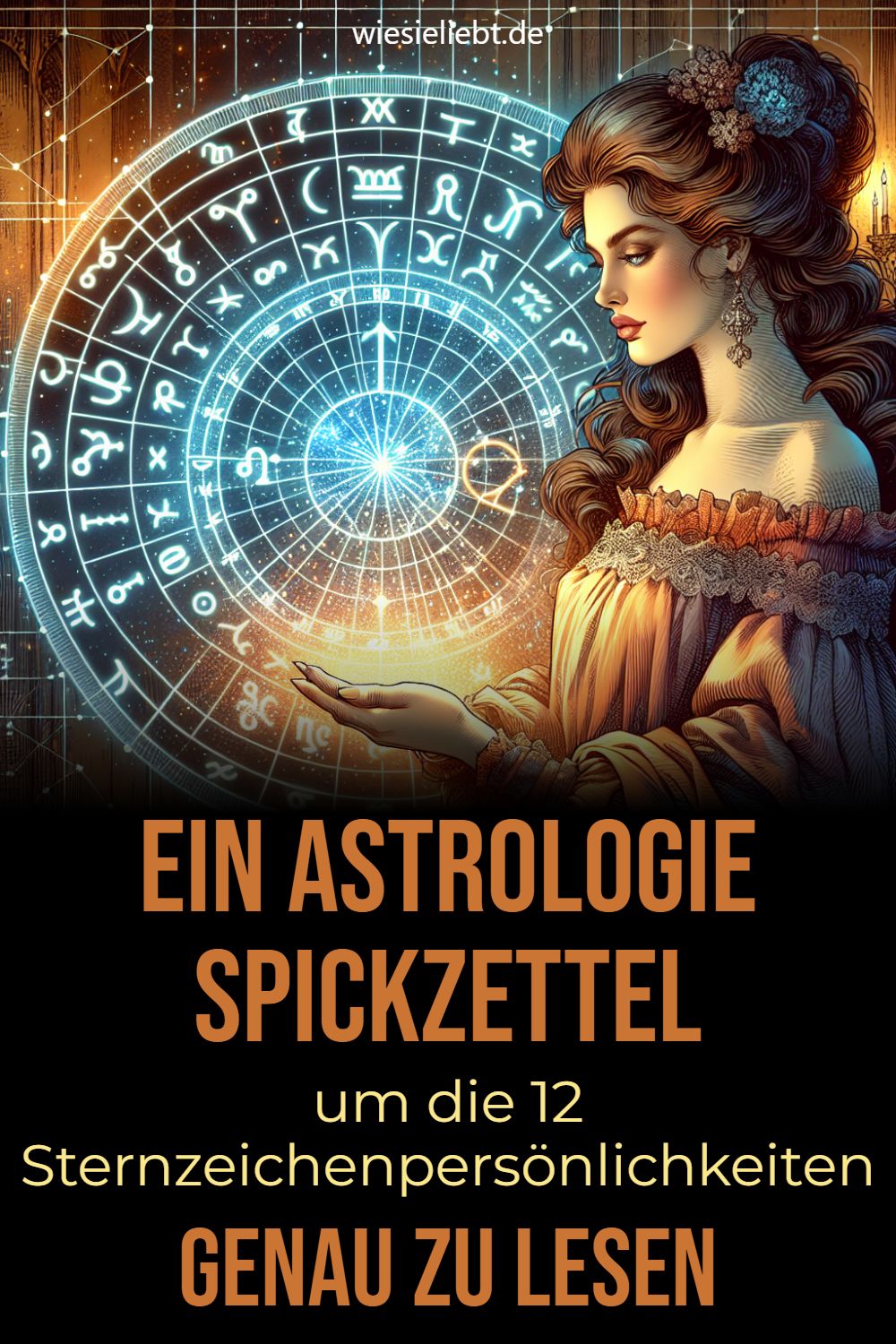 Ein Astrologie Spickzettel um die 12 Sternzeichenpersönlichkeiten GENAU ZU LESEN