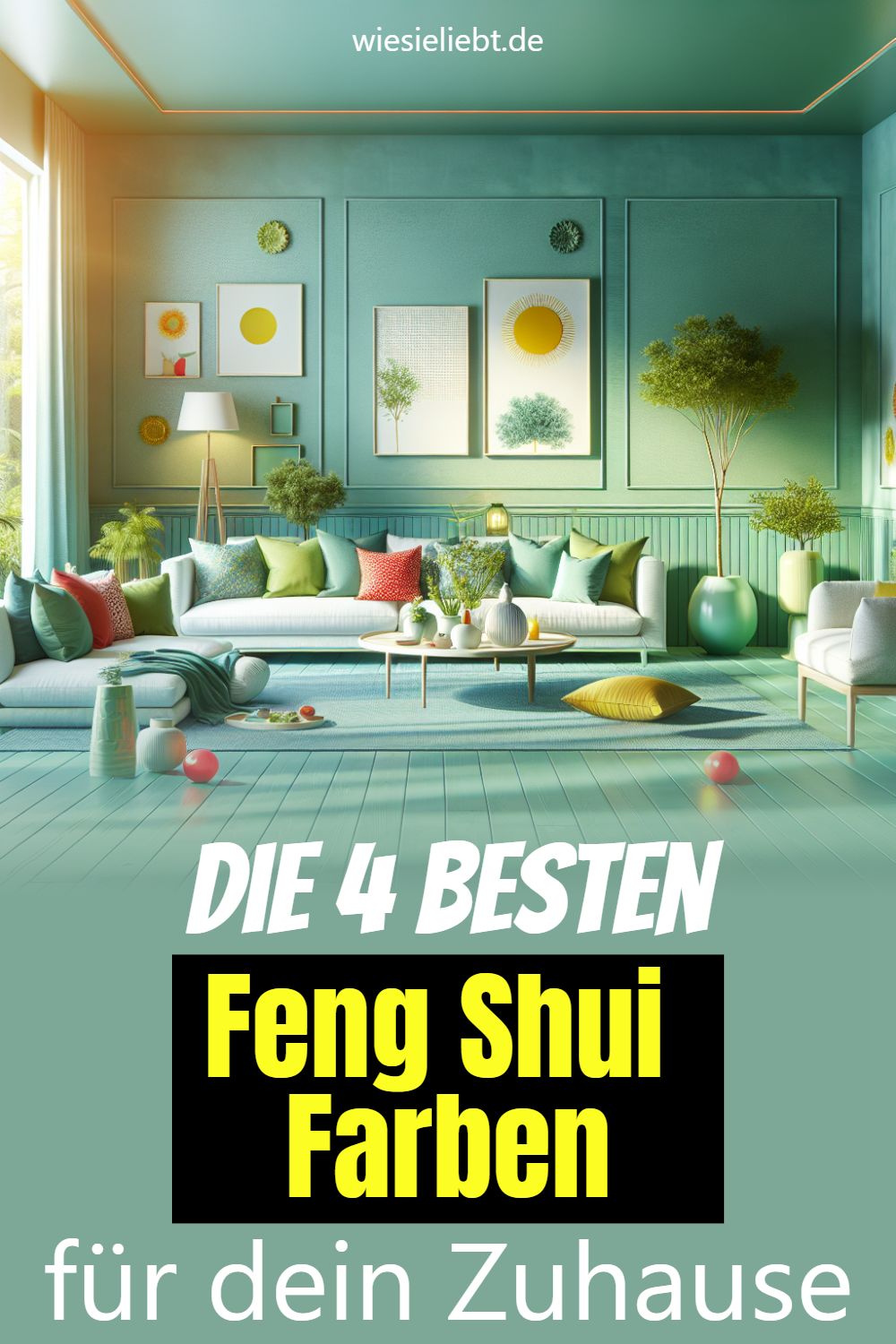 Die 4 besten Feng Shui Farben für dein Zuhause