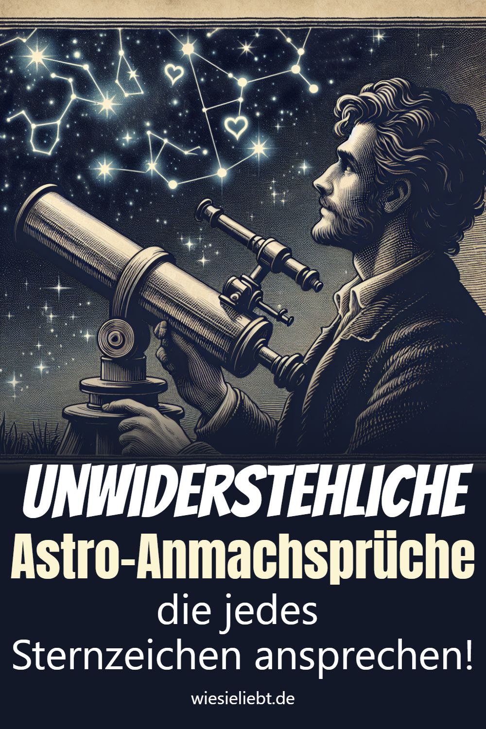 Unwiderstehliche Astro-Anmachsprüche die jedes Sternzeichen ansprechen!