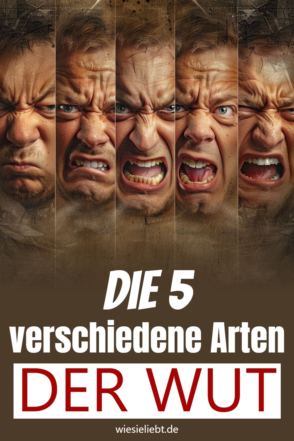 Die 5 verschiedene Arten DER WUT