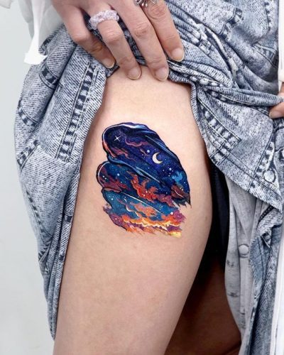 15. Starry Night Tattoo