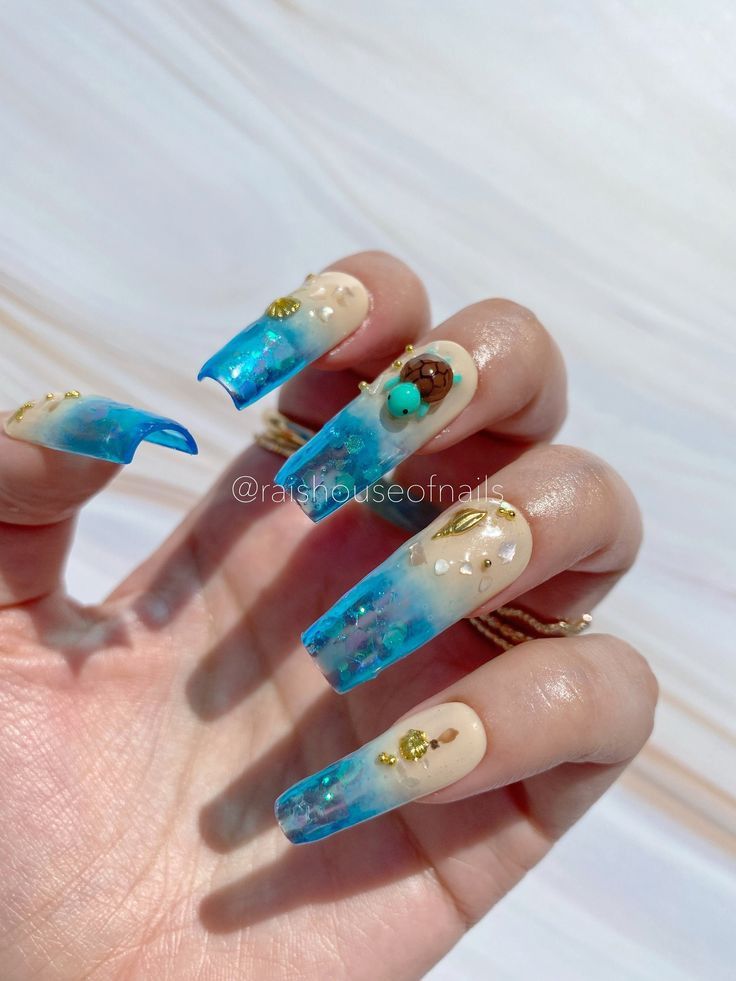 40+ Nailart-Ideen für den Urlaub Perfekt für einen Sommerurlaub am Strand