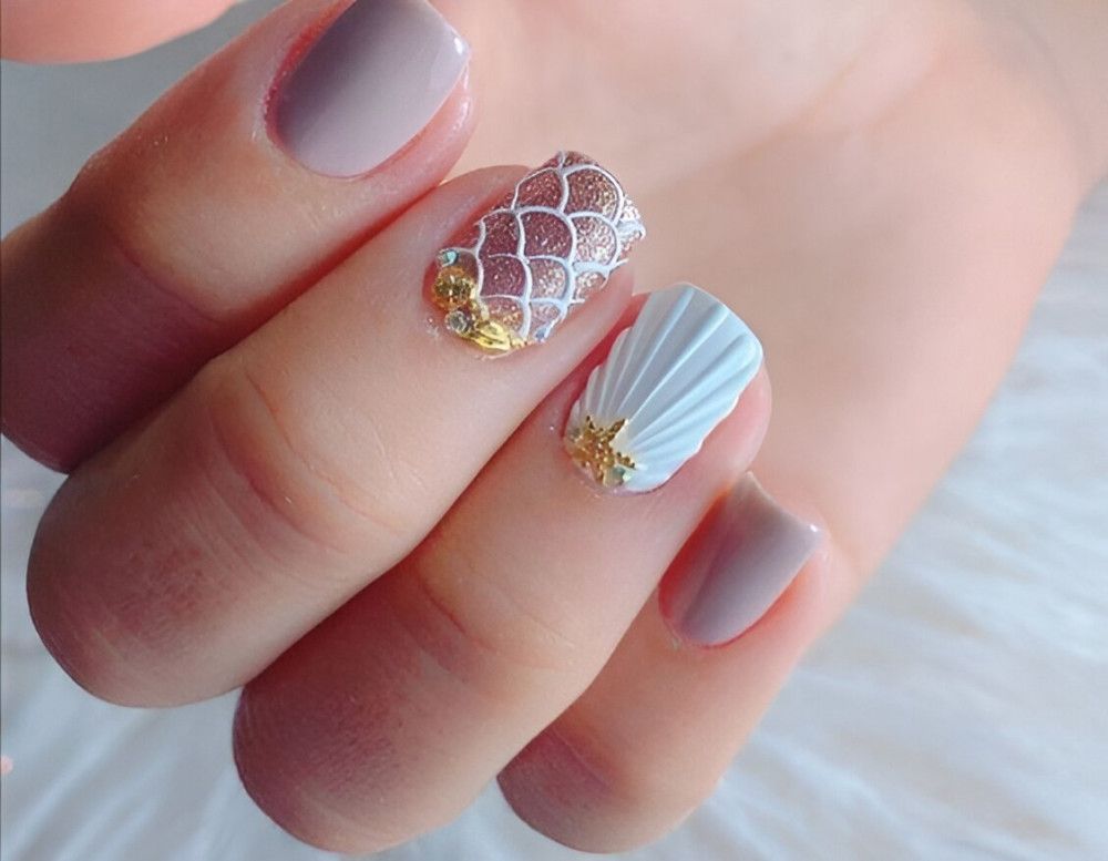 40+ Nailart-Ideen für den Urlaub Perfekt für einen Sommerurlaub am Strand