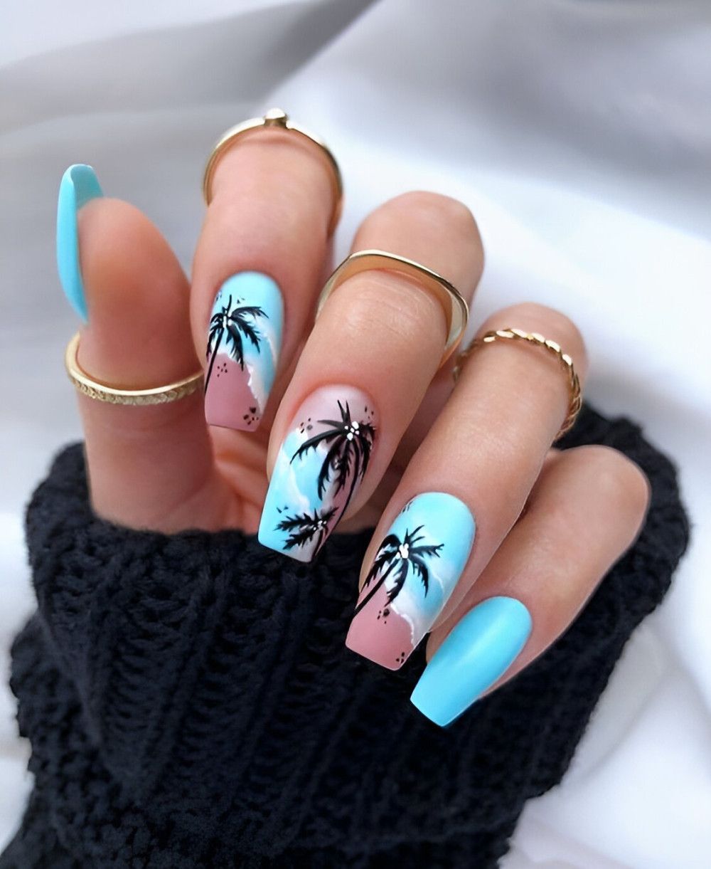 40+ Nailart-Ideen für den Urlaub Perfekt für einen Sommerurlaub am Strand