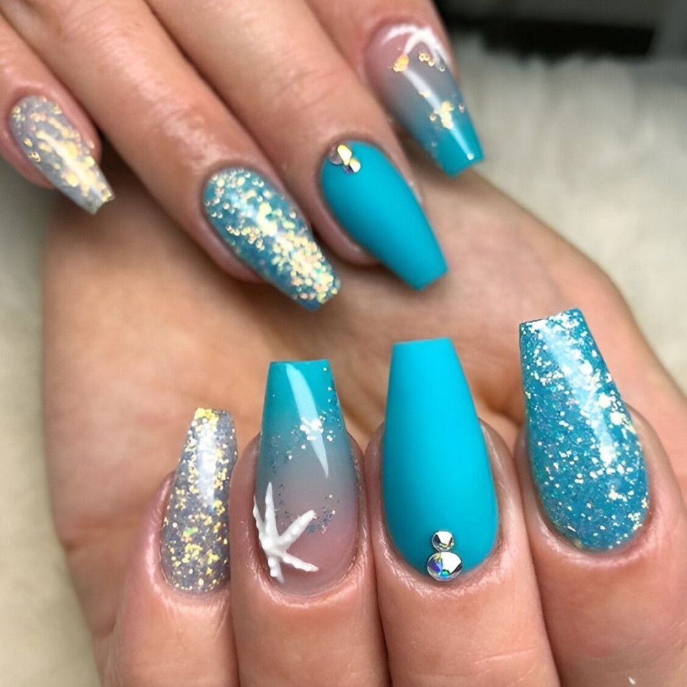 40+ Nailart-Ideen für den Urlaub Perfekt für einen Sommerurlaub am Strand