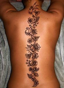 Aufwändiges Henna inspiriertes Muster: Exotische Schönheit