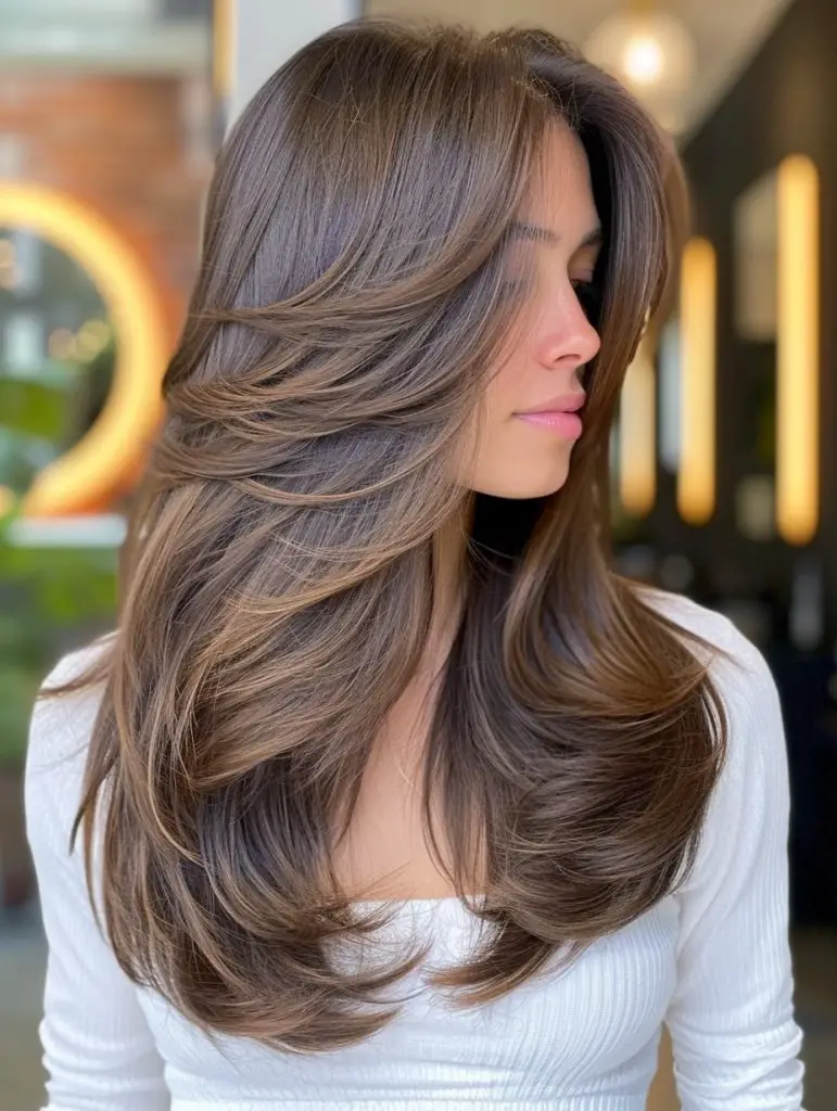 Mehr als 50 trendige Long Layered Haircuts für 2024