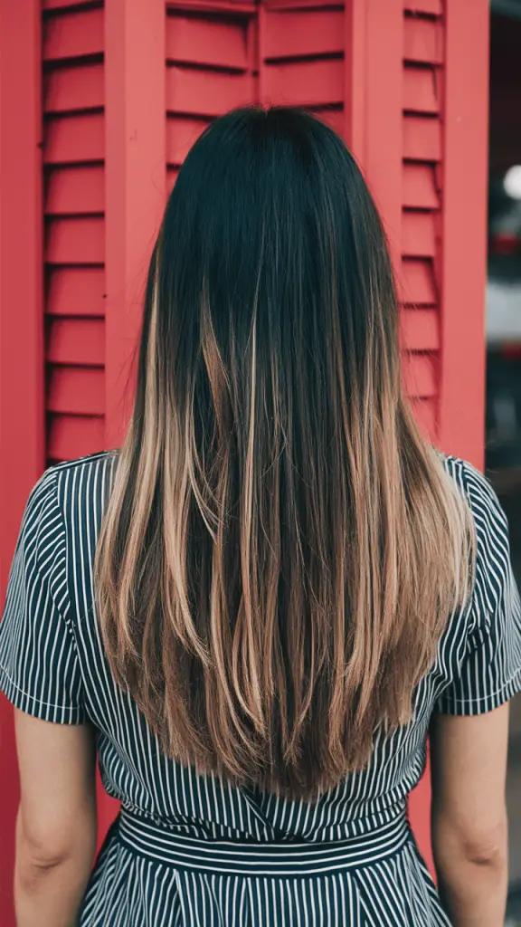 Lange Stufenhaarschnitte für einen polierten Look