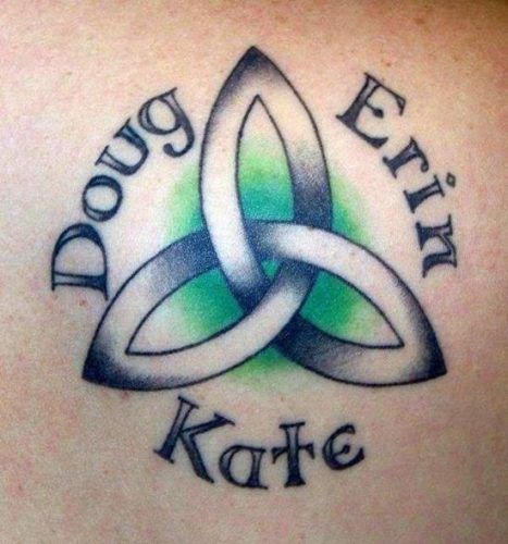 Name mit Keltischem Knoten Tattoo