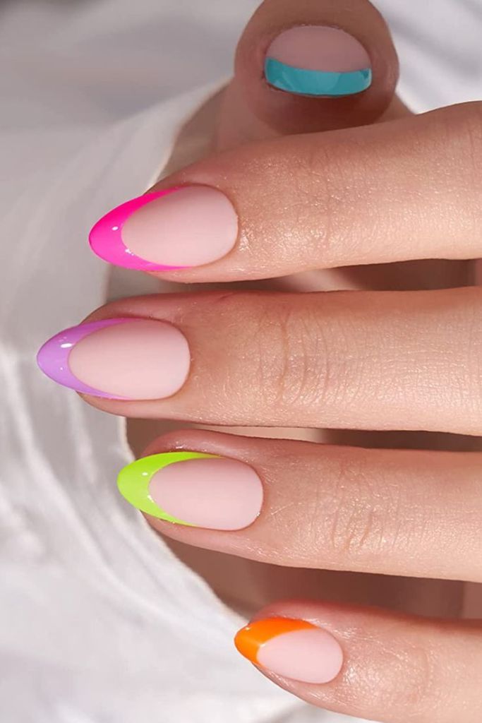 Neon French Tips