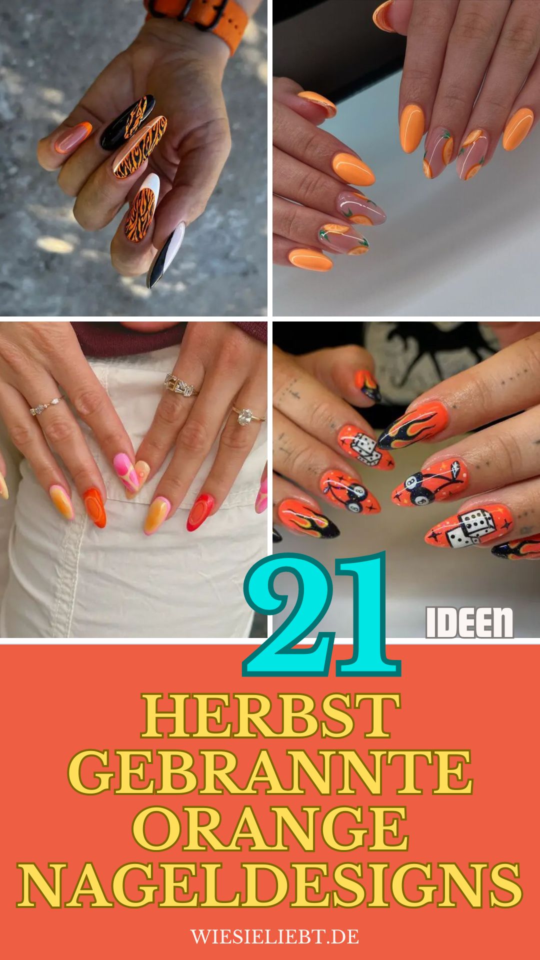 21-Ideen-Herbst-Gebrannte-Orange-Nageldesigns