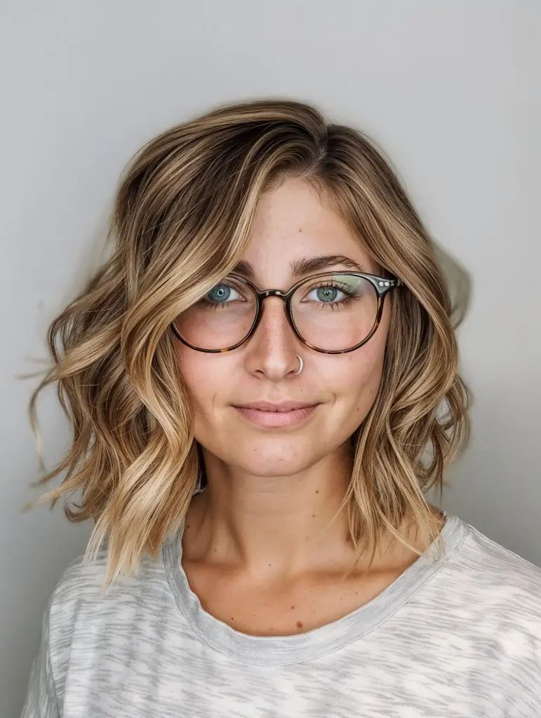 Blonder Balayage Bob