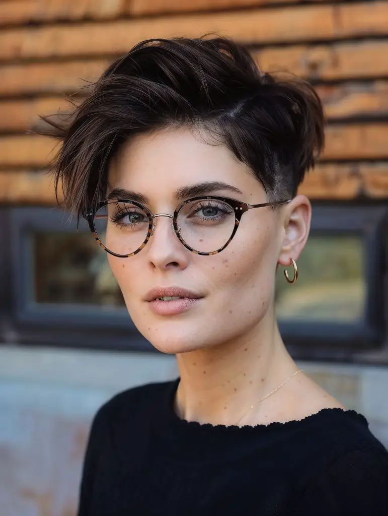 Edgy Undercut Pixie