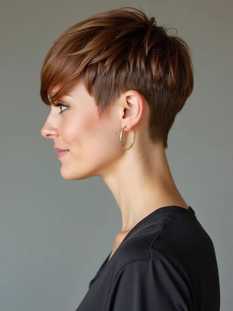 Tapered Pixie mit weichen Fransen